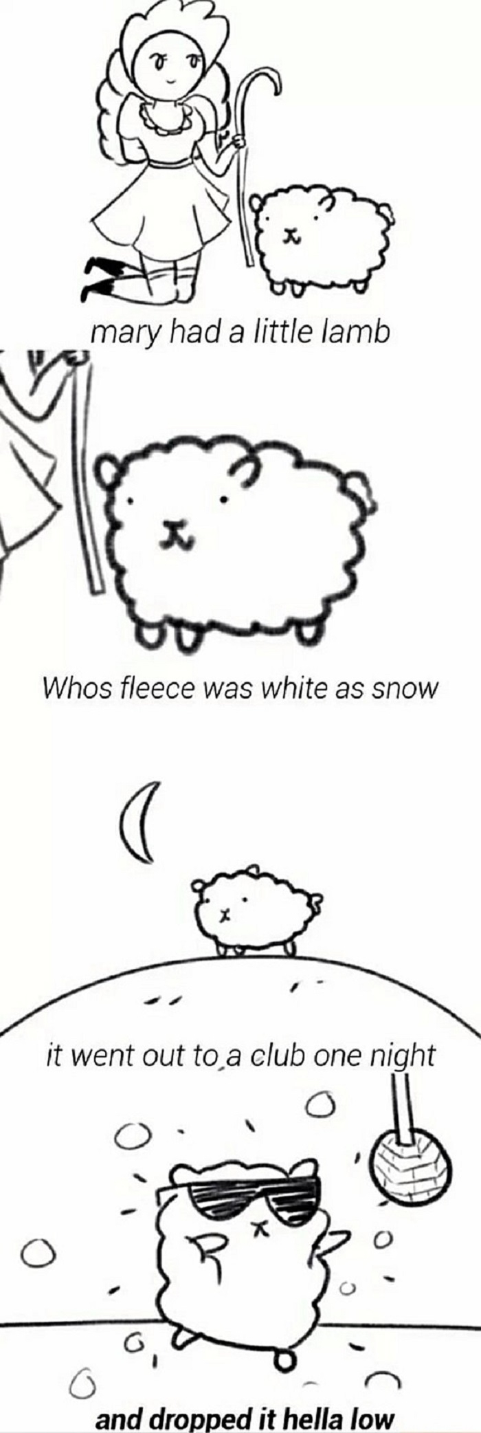 Nursery rhymes nowadays