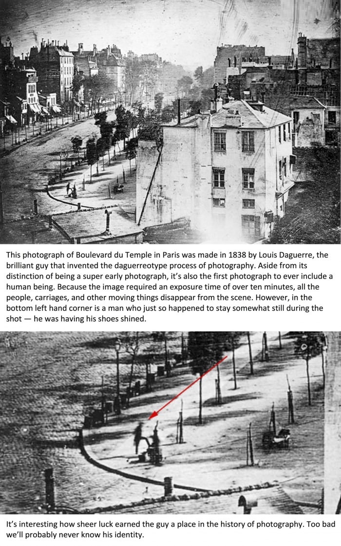 First ever photo of a human