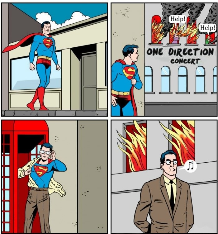 If I was superman..