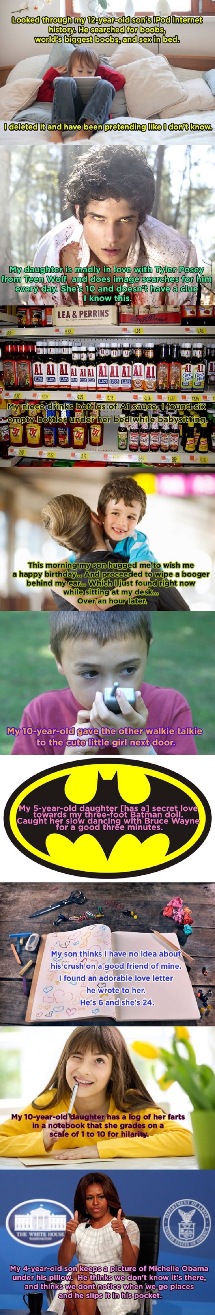 Kids' funny secrets