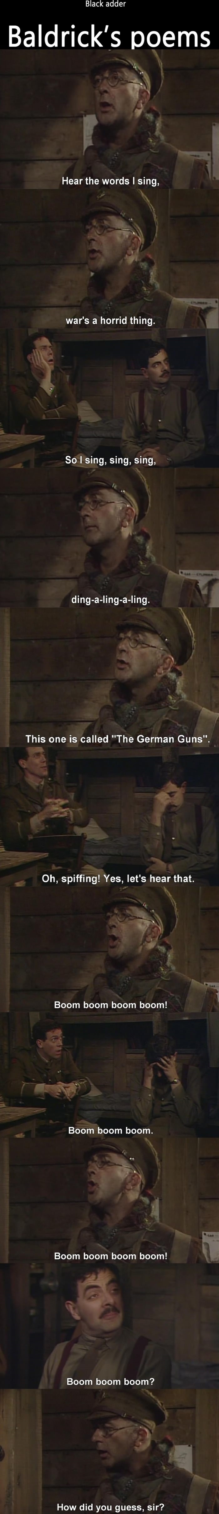 I have a cunning plan, sir