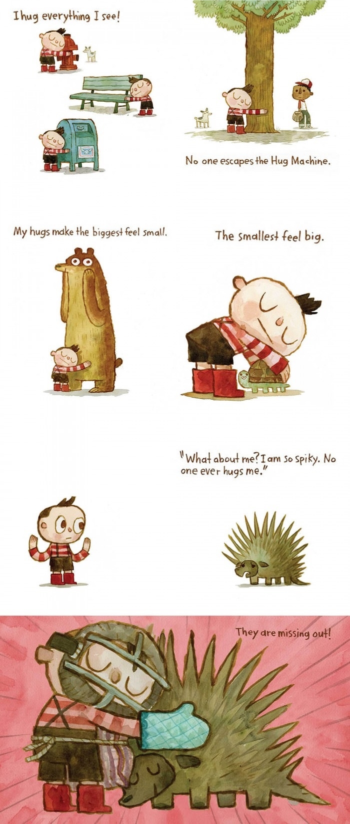 No one ever hugs me