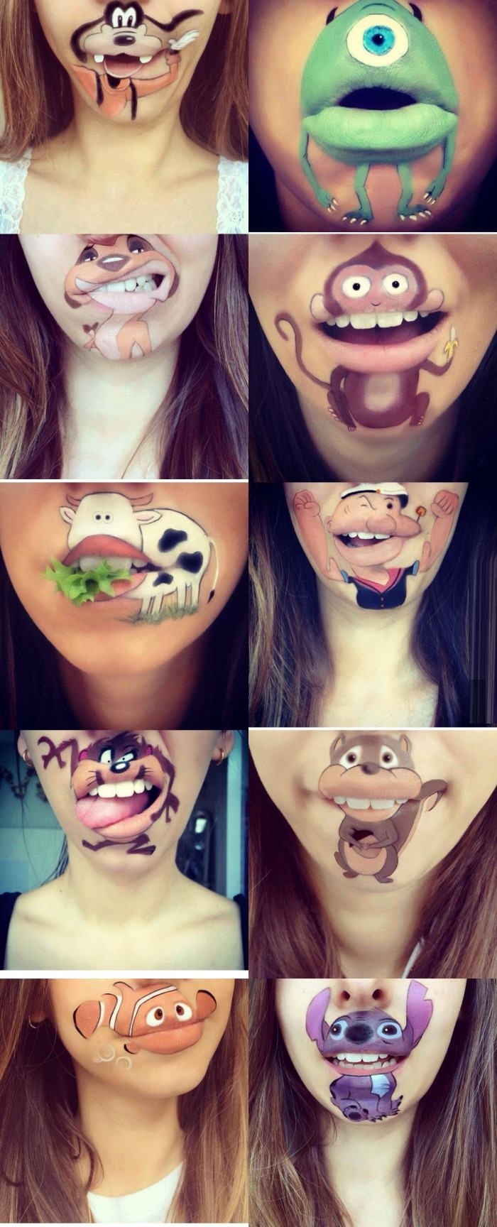 Mouthful of makeup 1