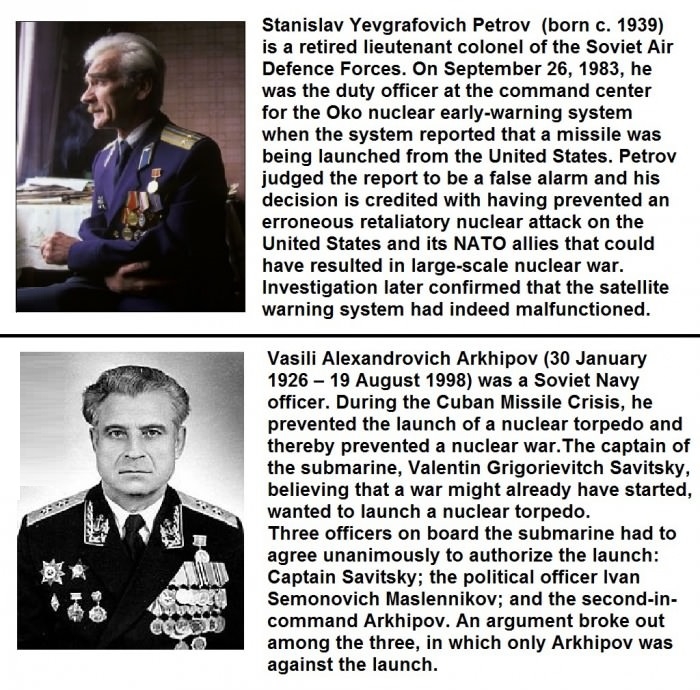 Men who saved the world