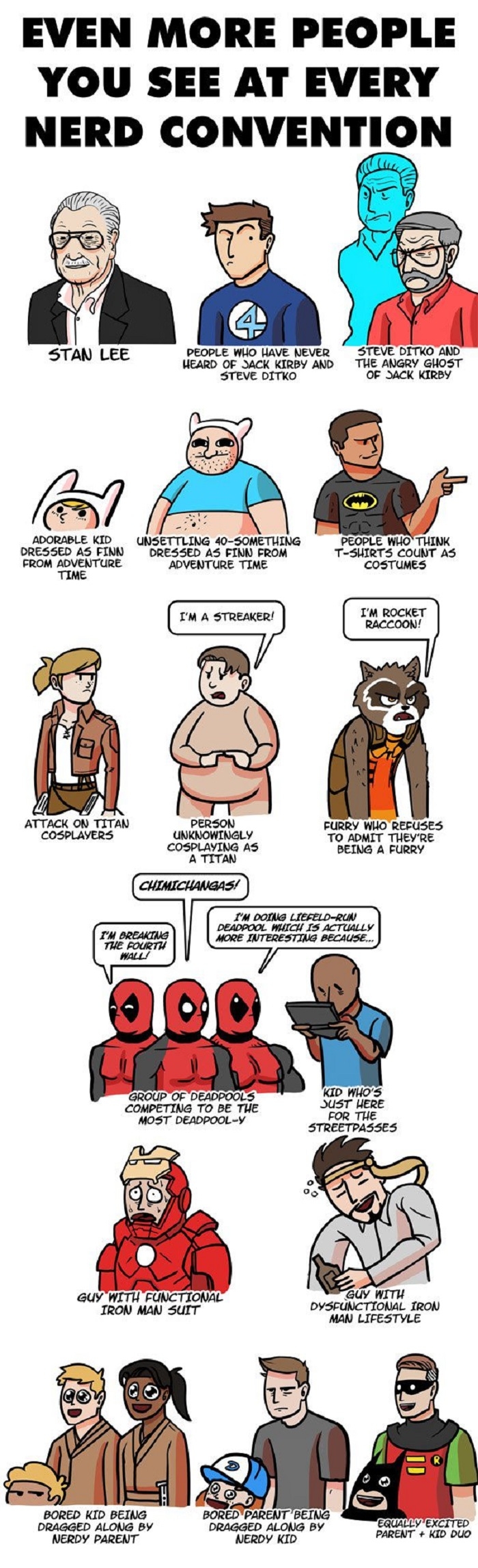 People at nerd conventions