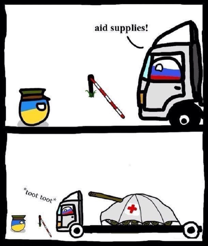 Russia just wants to help