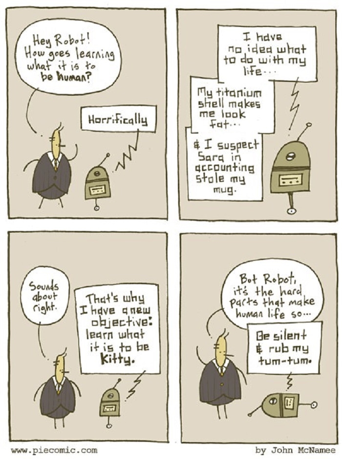 Learning to be human