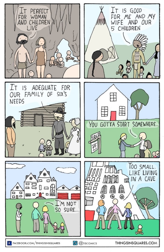 Bigger houses..