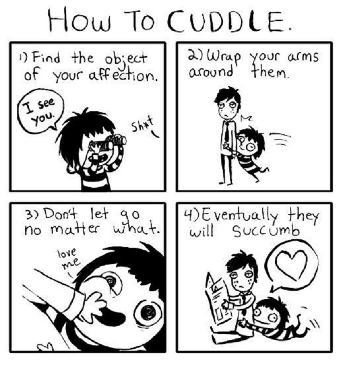 How to cuddle