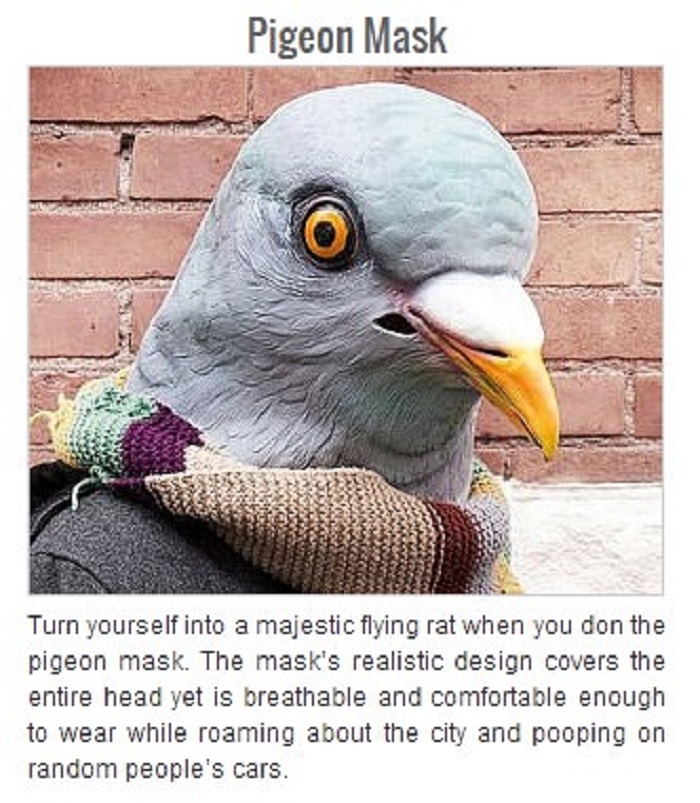 Pigeon mask
