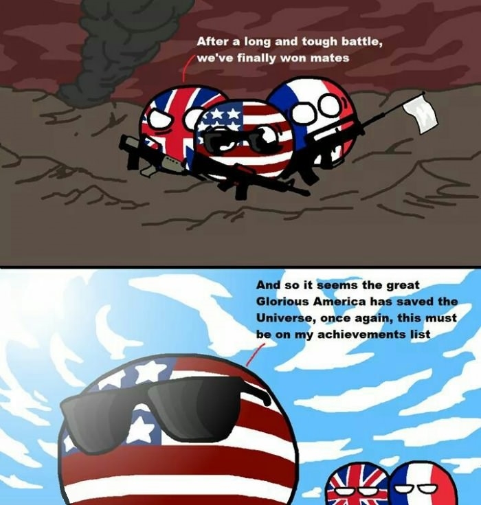 In every American war movie