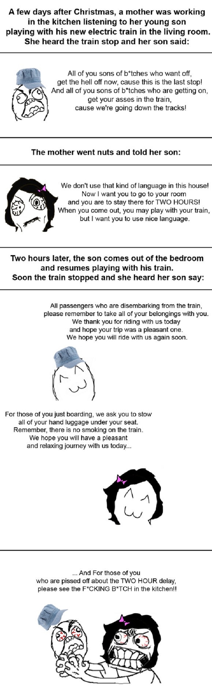 Playing with trains