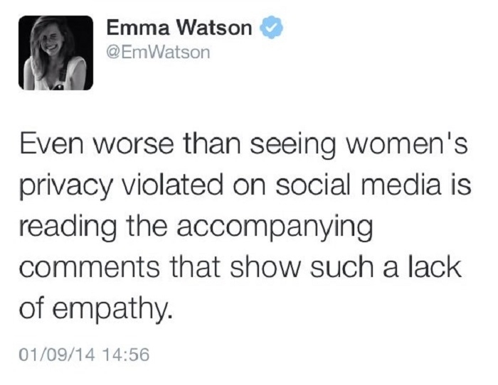 Emma Watson's response