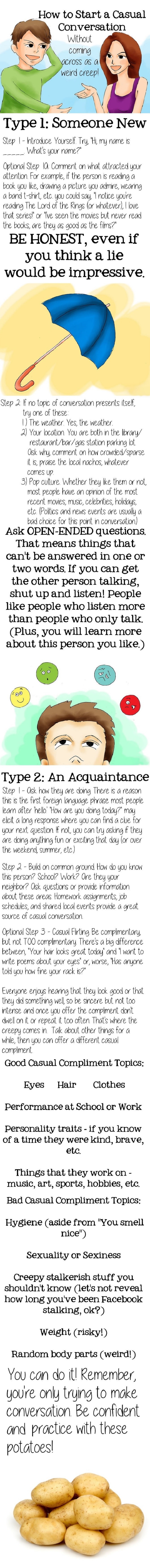 How to start a convo