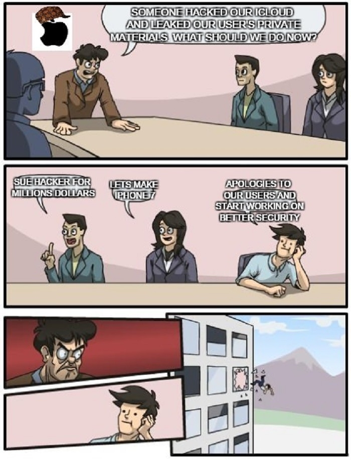 Meanwhile in apple