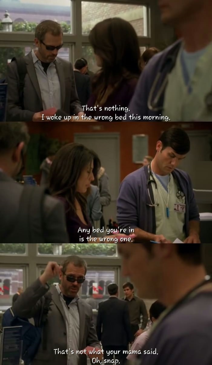 Nobody messes with House