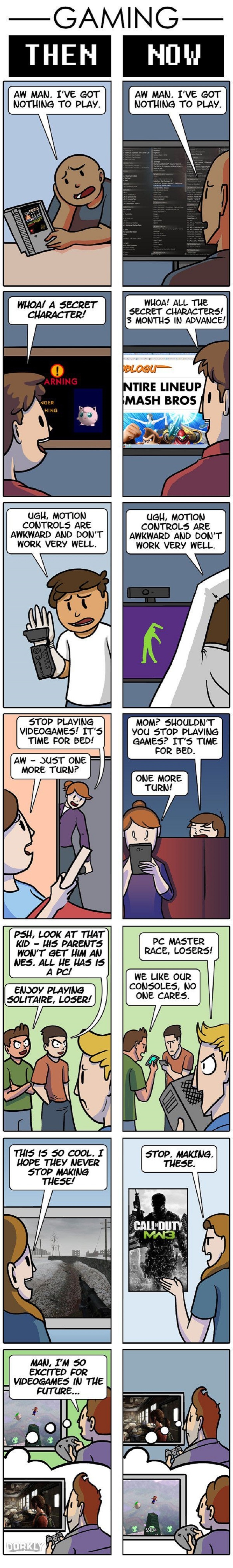 Gaming, then & now