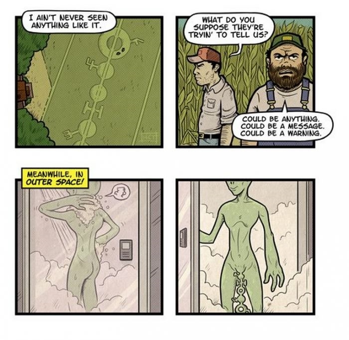 Answer to crop circles