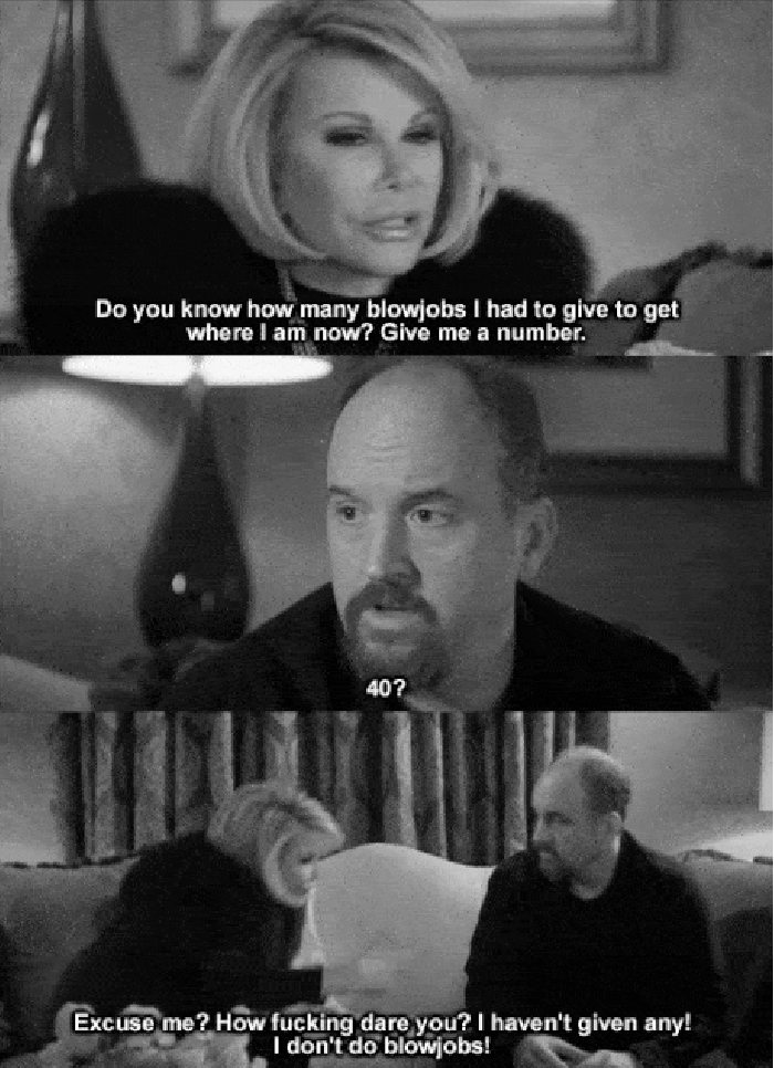 Joan Rivers on Louie