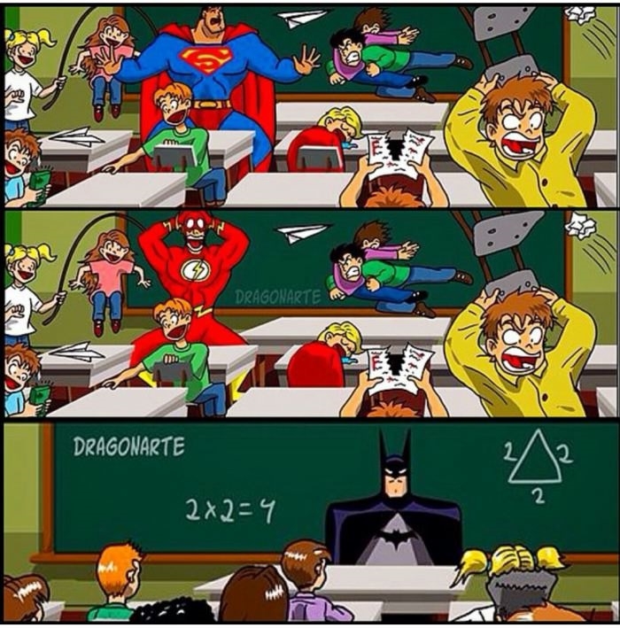 Batman knows discipline