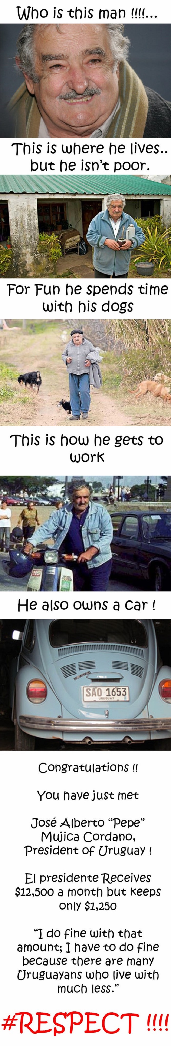 Respect to this man!