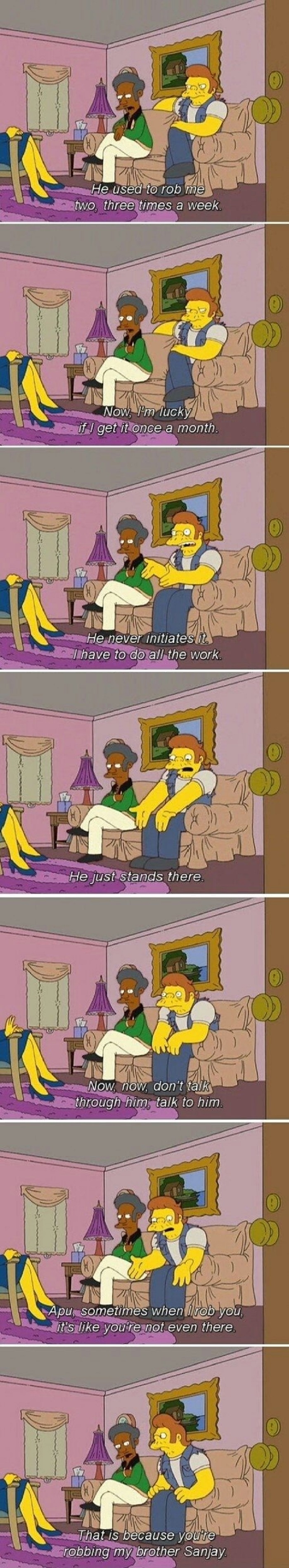 Apu & Snake see a shrink