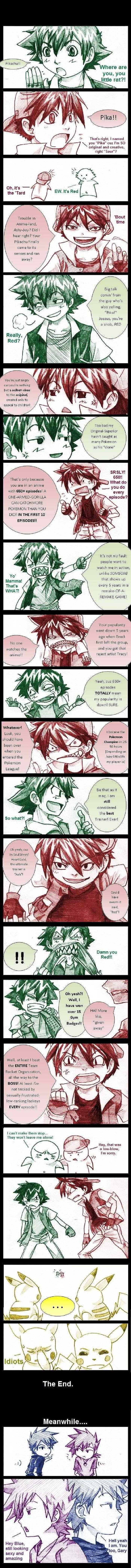 Ash vs. Red