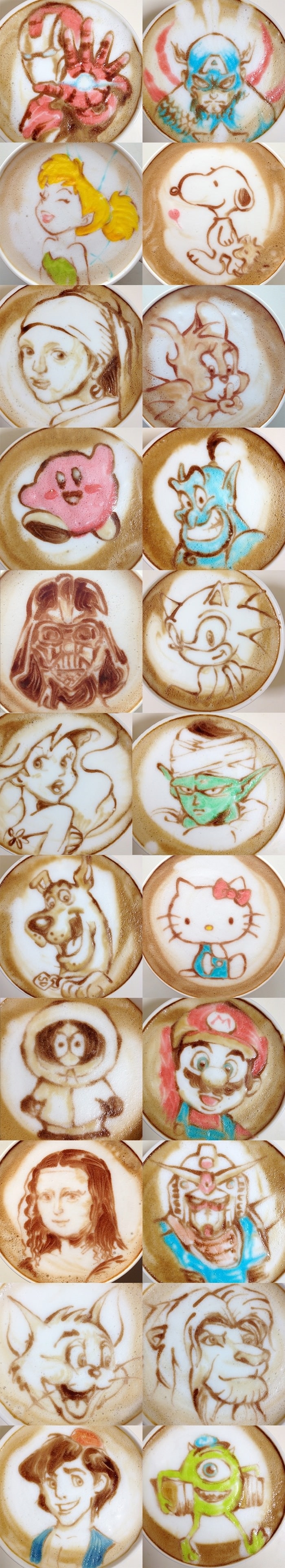 Awesome latte art