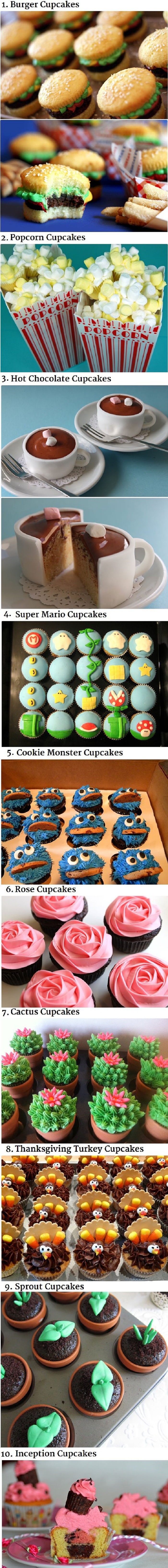 Cupcake decorating ideas