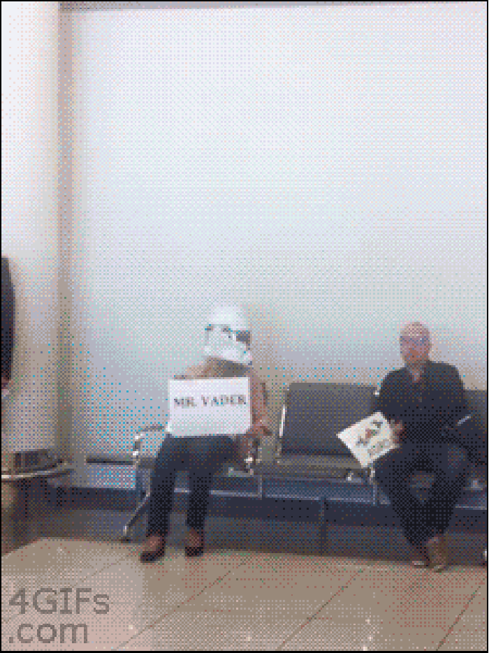 Glad you made it Mr. Vader