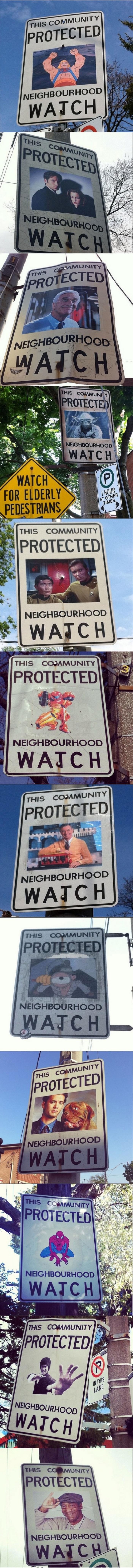 Canadian vandalizes signs