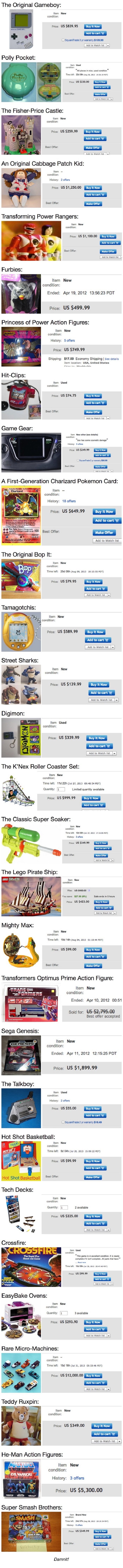 Toys worth a fortune now