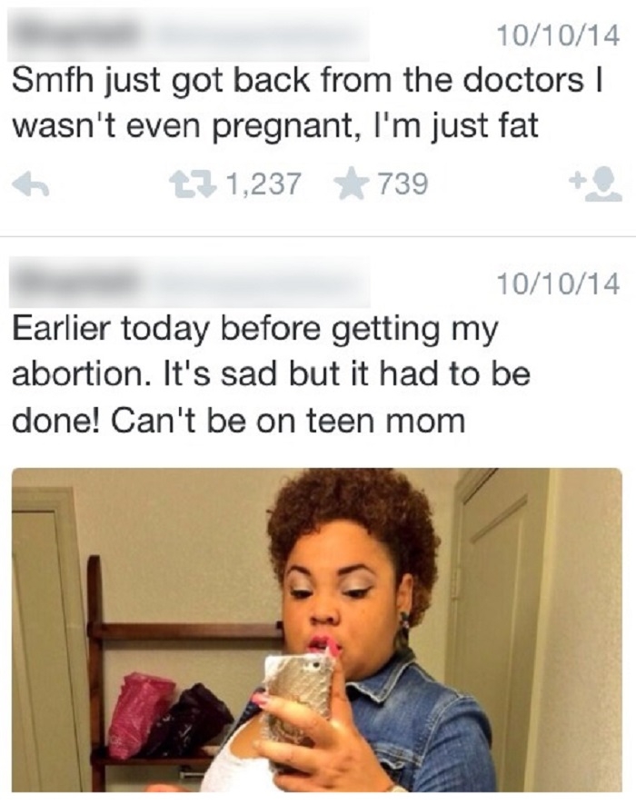 She was just fat