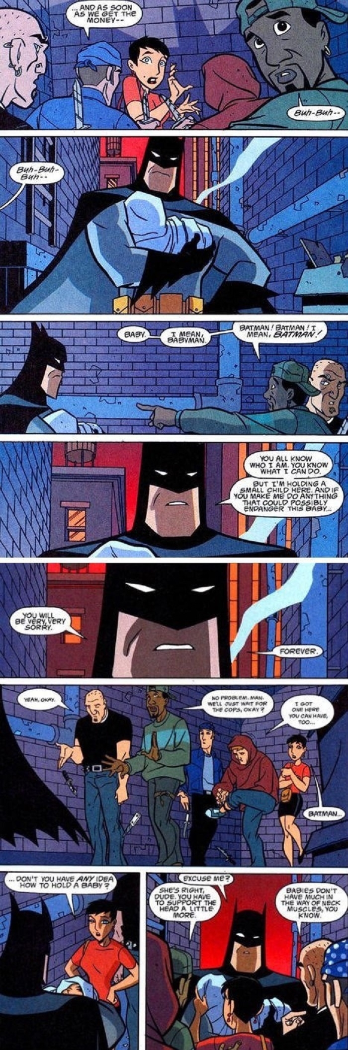 Batman doesn't mess around