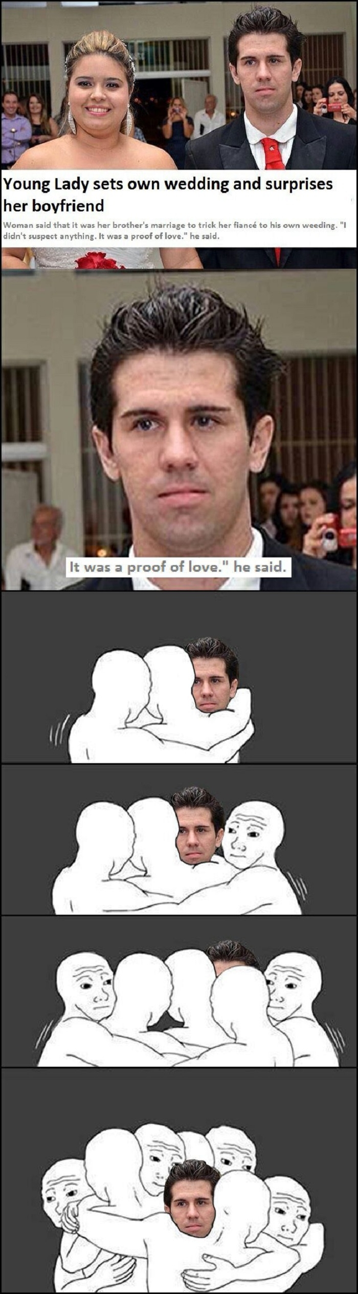 He doesn't look too excited