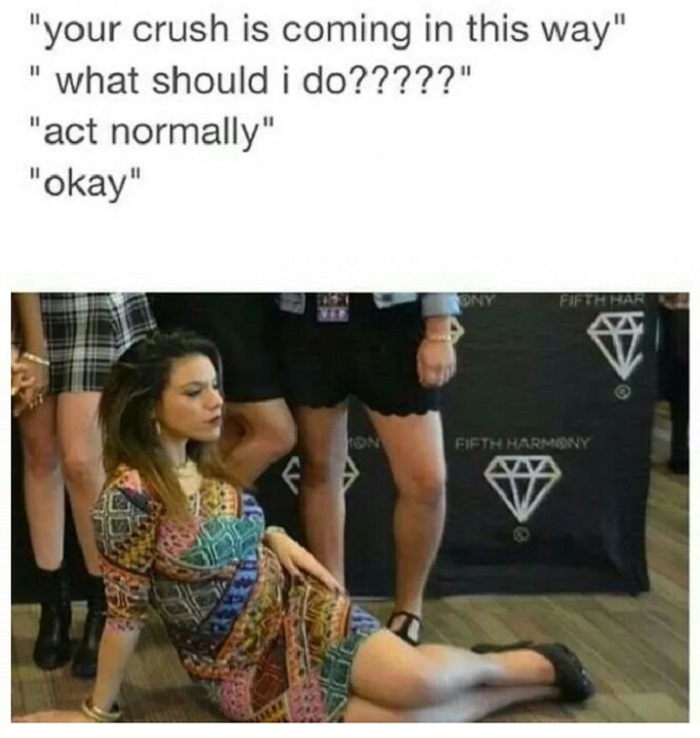 Just act normal
