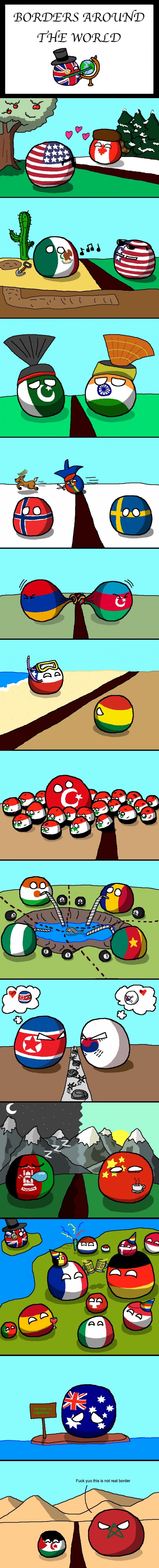 Countryball borders