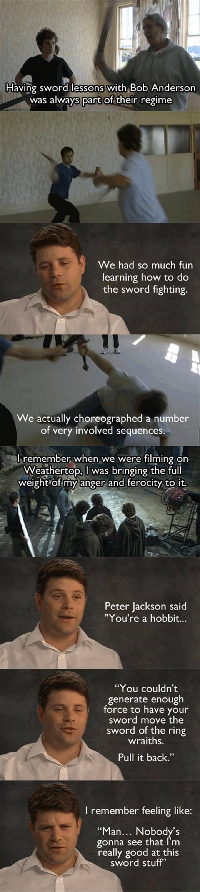 Sean Astin on sword fighting