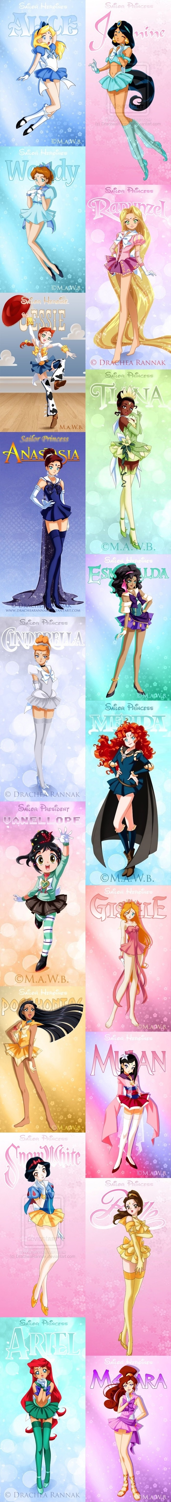 Disney x Sailor Moon