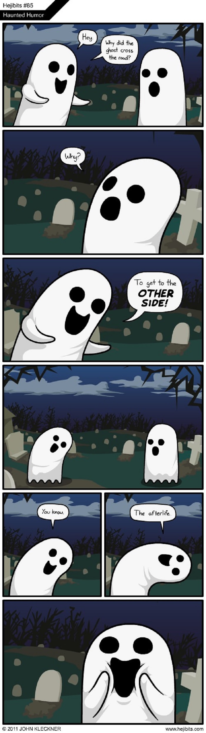 Haunted humour