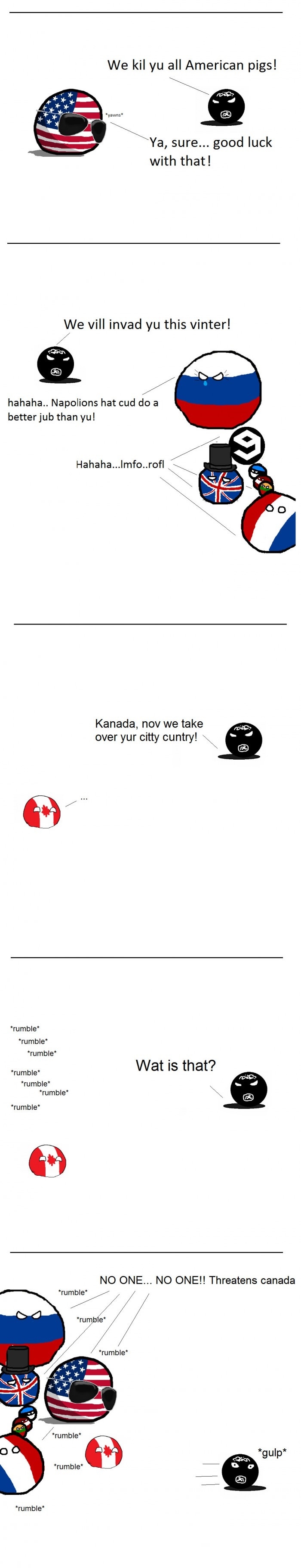 When you threaten Canada