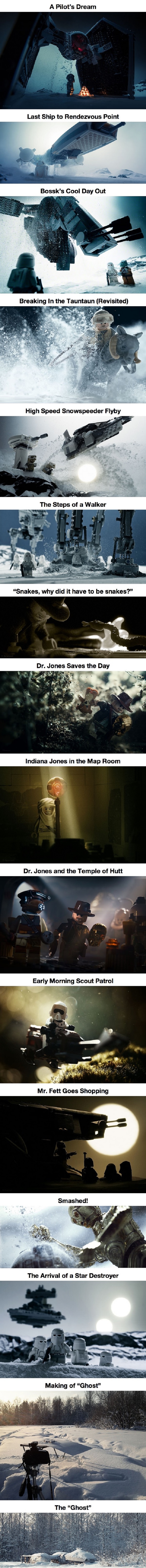 Movie scenes recreated