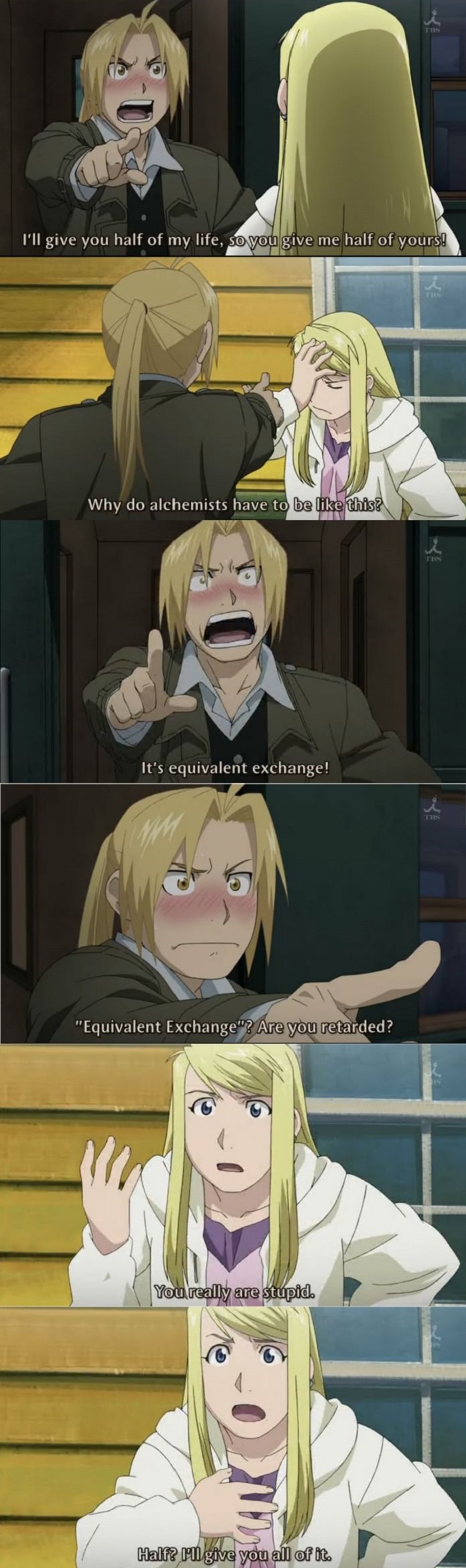 Equivalent exchange