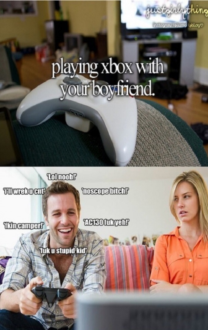 Playing xbox with bf