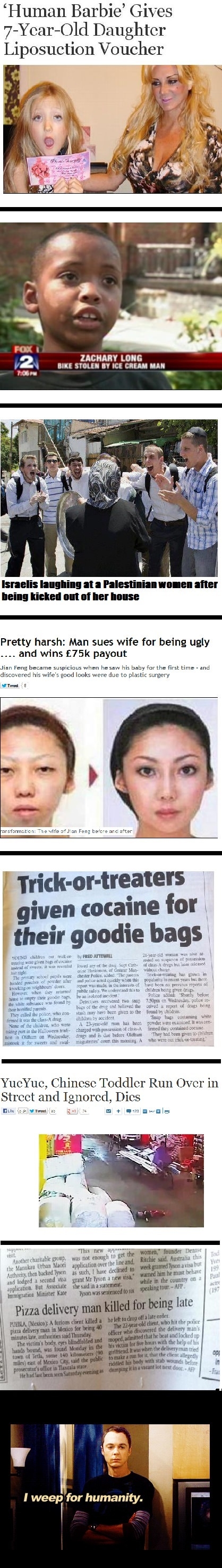 Faith in humanity lost