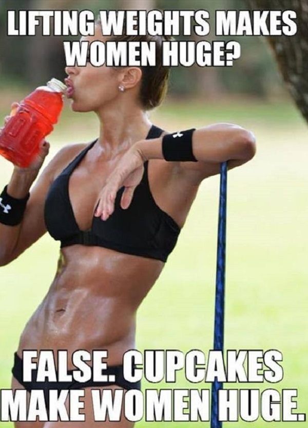 Weights vs. cupcakes