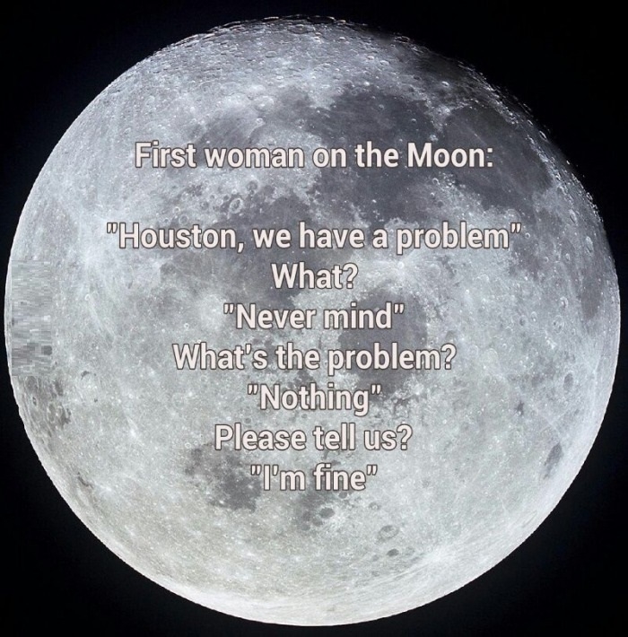 First woman on the Moon