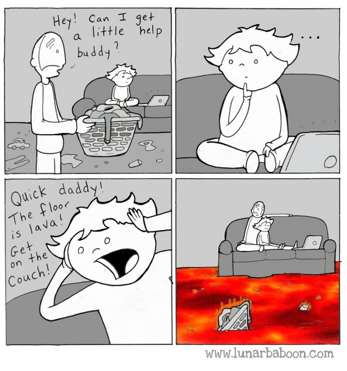 Get on the couch
