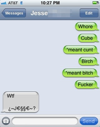 Swearing Fail!