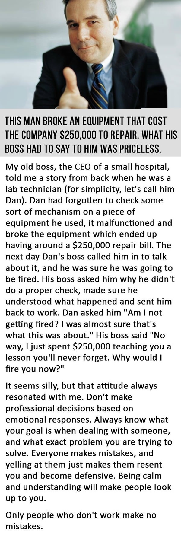 A mistake that cost $250k